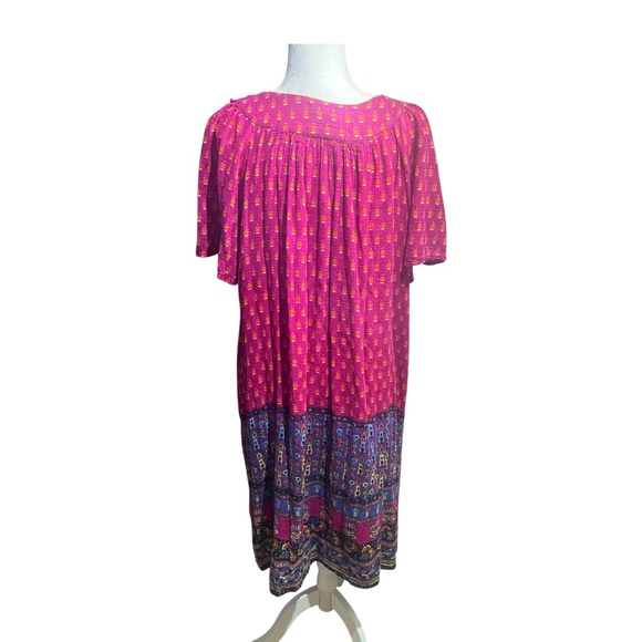 Vibrant & Colorful Bohemian Maxi Dress M - Picture 5 of 5